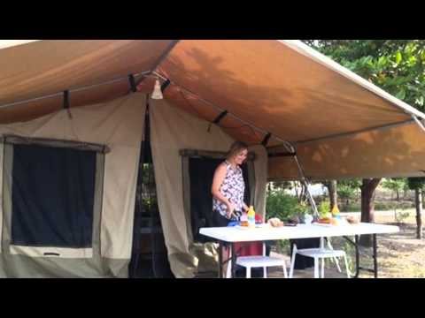 花蓮逍遙山莊的豪華營帳,讓想入門的人輕鬆體驗露營的樂趣!