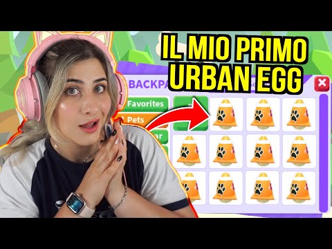SCHIUDIAMO il mio PRIMO URBAN EGG: cosa TROVERÒ? 😍 [Adopt Me LIVE]