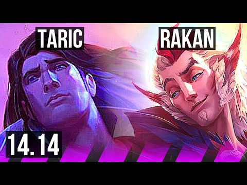 TARIC & Caitlyn vs RAKAN & Ezreal (SUP) | Rank 6 Taric, 2/3/22, 700+ games | BR Grandmaster | 14.14