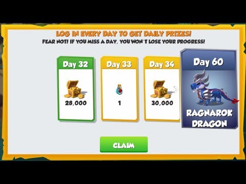Login everyday to get more Reward, Do you get a lot of Reward, Dragon Mania Legends, DML Master