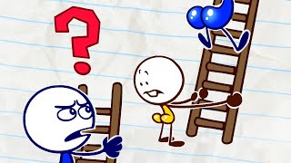 Climb And Punishment | Pencilmation Cartoons!