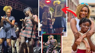 Download lagu Wendy Shay with Tracy Shay on stage performing it’s too late - Received Beautiful Arts from Fans mp3