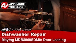 Maytag Dishwasher Repair - Condensation Dripping While Running - Slide Rail (R)