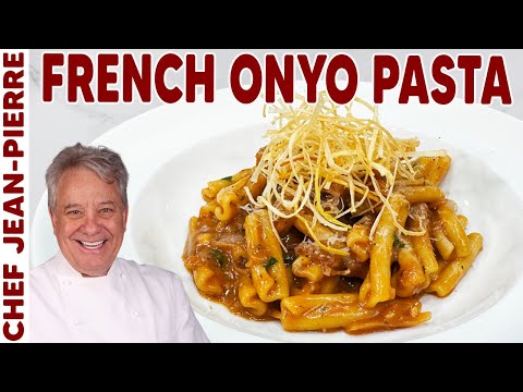 Cheesy, Saucy, Crunchy—French Onion Pasta | Chef Jean-Pierre