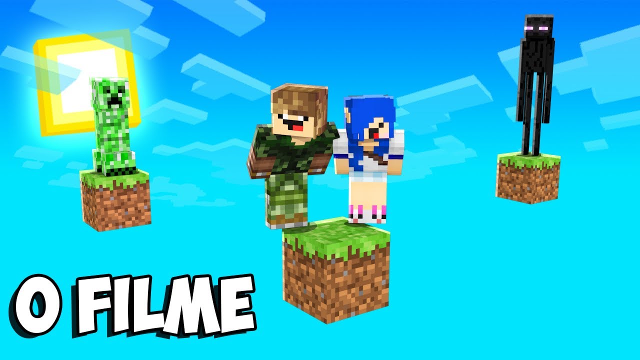 UM BLOCO E UM SONHO | ONE BLOCK FILME MINECRAFT