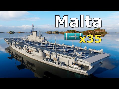 World of WarShips Malta - 5 Kills 323K Damage