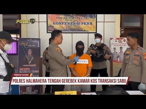 POLRES HALTENG GEREBEK TRANSAKSI SABU DI KAMAR KOS