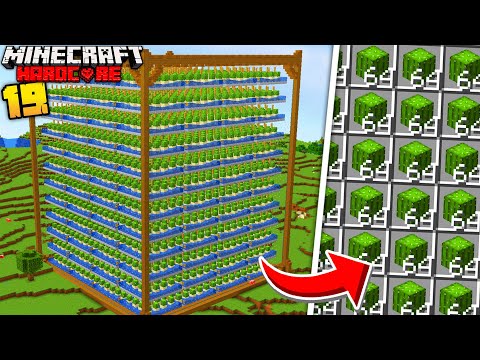 I Built a CACTUS FARM in Minecraft Hardcore