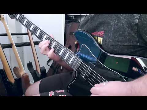Harley Benton JA baritone quick metal demo in Drop E