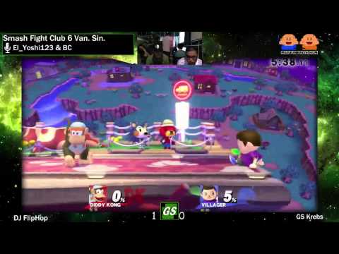SFC6 Evo | Winner's Finals | DJ Fliphop (Diddy Kong) vs GS Krebs (Villager)