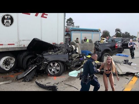 MOST BRUTAL High-Speed Police Chases Caught on Dashcam You Wouldn't Believe if Not Filmed #70