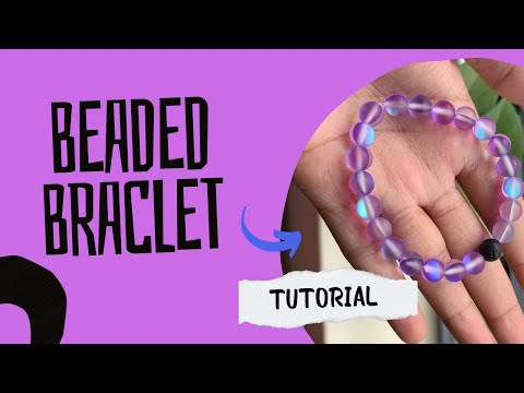 DIY beaded bracelet | Tutorial | Varshitha Gudibandi