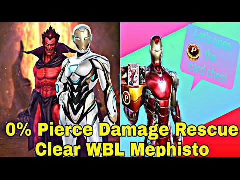 Free Premium Card 2021 | Rescue Clear WBL Mephisto Without Pierce Damage - Marvel Future Fight