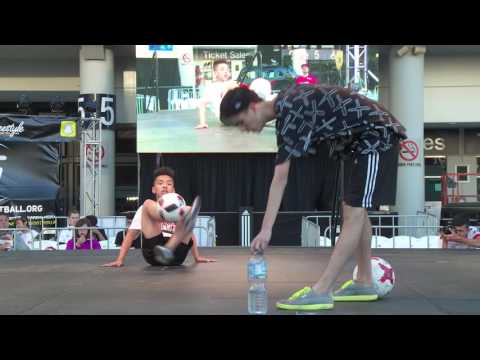 Jordan vs Aaron - Top 8 | Oceania Freestyle Football Championships 2016