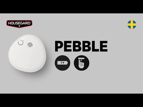 Brandvarnare Housegard Pebble SA700 Optisk Brandlarm Vit
