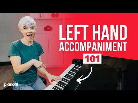 Left Hand Accompaniment 101 (Beginner Piano Lesson)