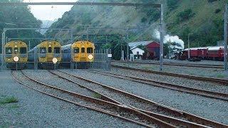  Train cabride New Zealand. The second part: Pukerua Bay