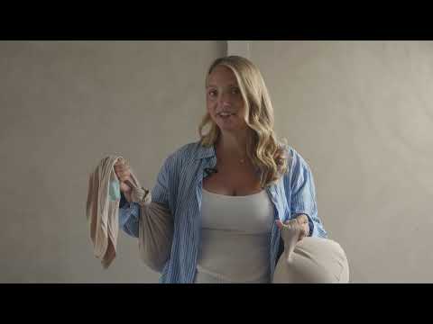 How to nurse with the Najell Pregnancy Pillow | Wrap & tie for full support