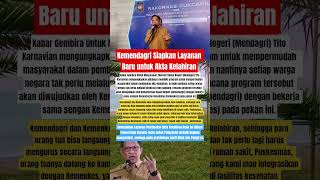 Download lagu Bayi Yg Lahir di Faskes, Langsung Punya Akta #beritaterkini #dukcapil #kemenkes #titokarnavian #fyp mp3