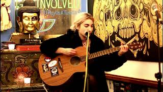 Cat Backlash - 'Criminal Damage' (Blitz cover) at The Nest, Bath  02.12.17 2