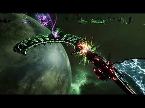 War in Heaven 2020: Necrons vs Asuryani - Massive Battle, Skirmish, Battlefleet Gothic Armada 2