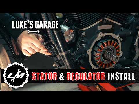 Harley Dyna Stator & Voltage Regulator Install | How To | 4k