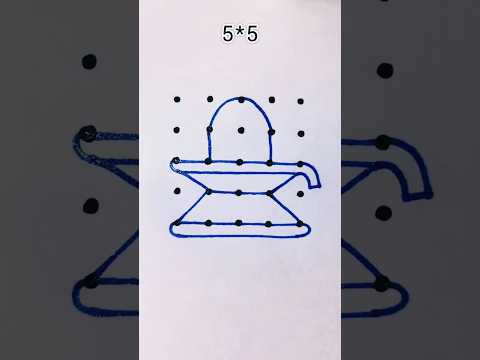 Simple Shivaratri Rangoli | 5*5 Pulli Kolam #rangoli #shortsfeed #kolam #youtube