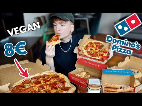 Wie schmecken die neuen veganen Dominos Pizzen & Snacks? 🤝🤤