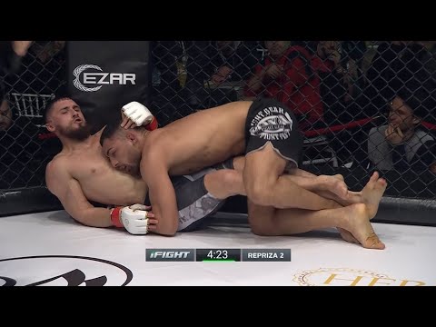 iFight HEROES 3: Robert Constantin îl face TKO pe Robert Țiprigan cu lovituri la sol în runda a 3-a