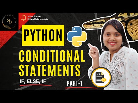 Python Conditional Statements Part 1 If Else Elif Explained Python Tutorial For Beginners