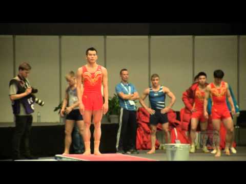 MENG Wenchao (CHN) - 2015 Trampoline Worlds - Qualification TU Routine 1