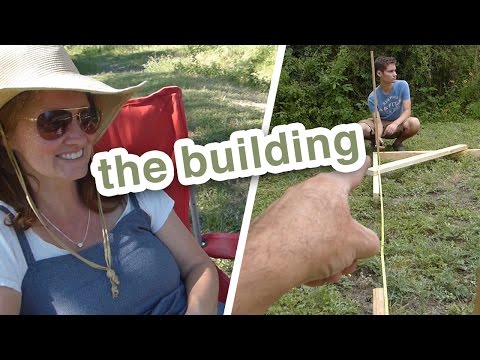 Be Square - How To Square a Building Foundation (a very visual method)