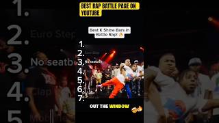 THE BEST OF K-SHINE 🐐🔥 #battlerap #fyp #performance #algorithm #ytshorts #viralvideo