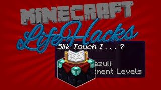 Get Silk Touch! CHOOSE your ENCHANTMENT, get any Enchant you want! Minecraft Life Hacks [2015][1.8]
