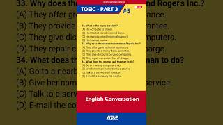 TOEIC Listening Part 3 #5 – Practice English Conversation #toeicpart3