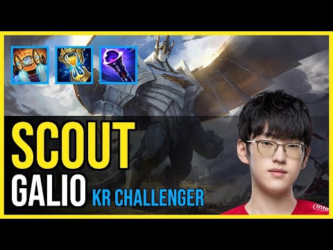 Scout - GALIO vs. SETT Mid | KR Challenger