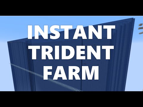 Minecraft Elegance: Instant Trident Farm (Java 1.16-1.20*)