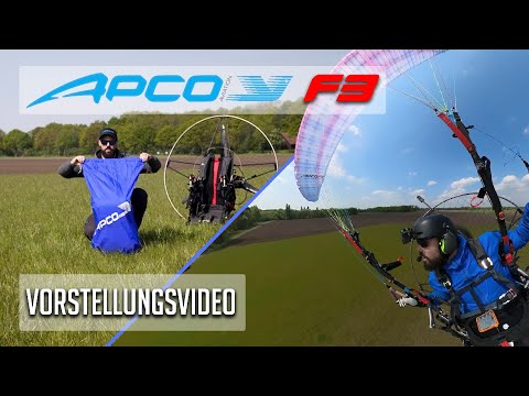 APCO AVIATION F3  - Motorschirm Vorstellungsvideo präsentiert von unserem Teampiloten Marlon Jonat