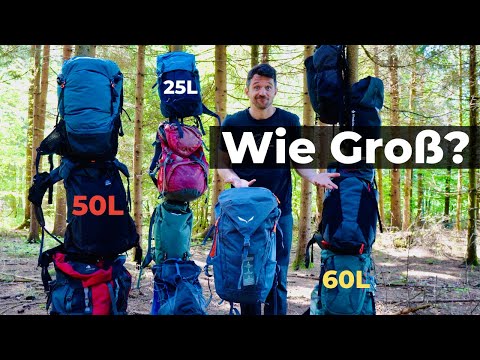 Welcher Rucksack - Welche Größe? | Wandern - Touren - Trekking
