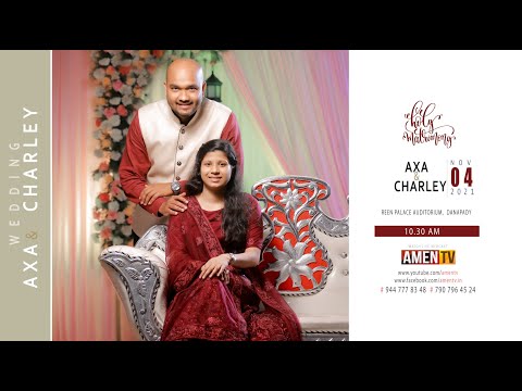 AXA + CHARLEY | WEDDING LIVE WEBCAST | 04.11.2021 #amentv www.amentv.in