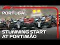 Carlos Sainz Takes Lead After Frantic Opening Laps At Portimao | 2020 Portuguese Grand Pix