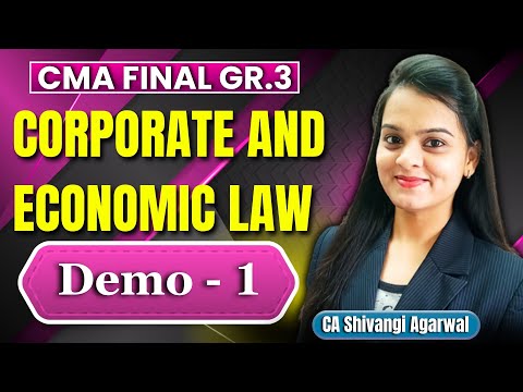 Corporate Law Demo Class 1 By CA Shivangi Agarwal