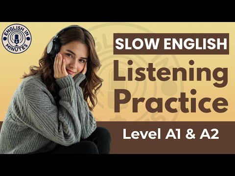 Slow English Listening & Fluency Practice | A1 & A2 English Practice | English Learning Podcast