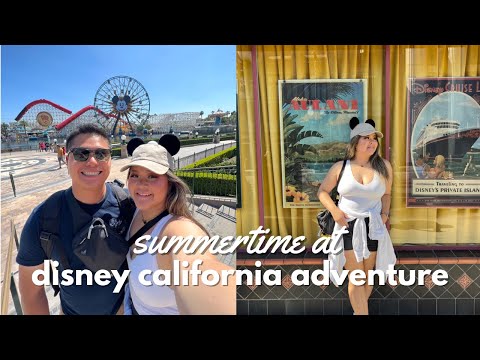 SUMMERTIME AT DISNEY CALIFORNIA ADVENTURE! 🎡✨ (the anaheim hotel room tour + disney merch shopping)