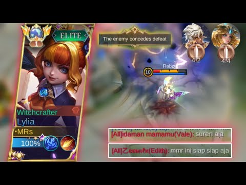GLOBAL LYLIA DISURUH SURREND? 💀 | BUILD LYLIA TERSAKIT 2023 - Lylia Gameplay