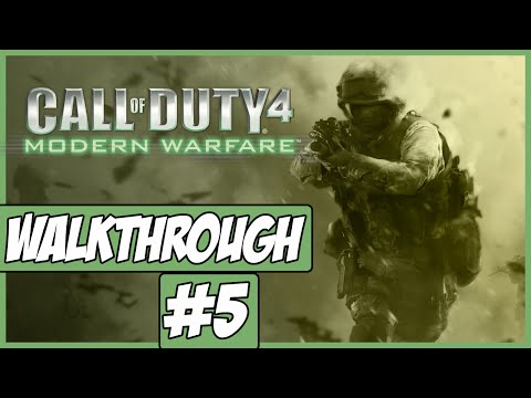 Call Of Duty 4: Modern Warfare Walkthrough Ep.5 w/Angel - Sneaky Sneaky!
