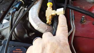 2002 Firebird Oil Pressure Sensor Relocate Part 1