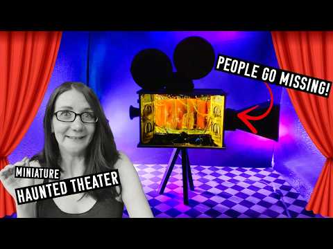 MISSING PEOPLE!  Miniature Haunted Theater Crafts