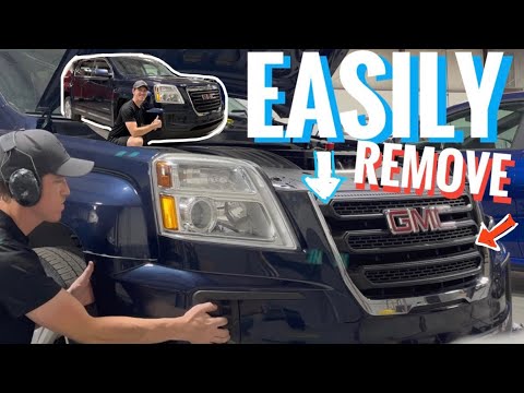 How To EASILY REMOVE 2010-17 GMC Terrain Front Bumper in 5 Minutes! | Step by Step Guide