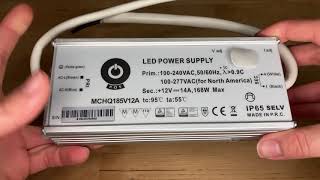 MCHQ185V12A POS Napěťový zdroj pro LED 12V 185W